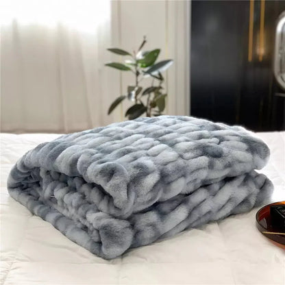 Maurice Faux-Fur Blanket Throw