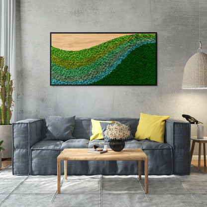 Moss Art Long Wave