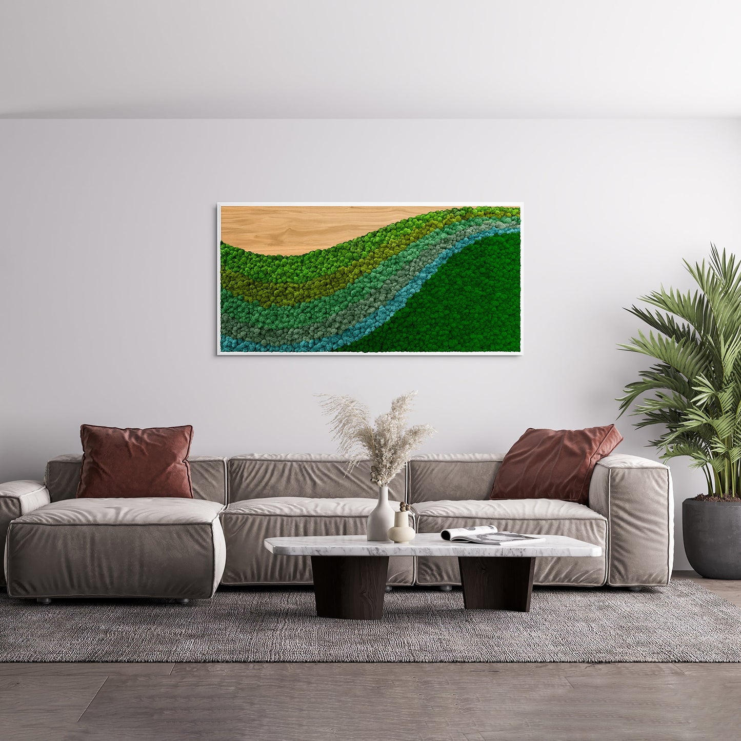 Moss Art Long Wave