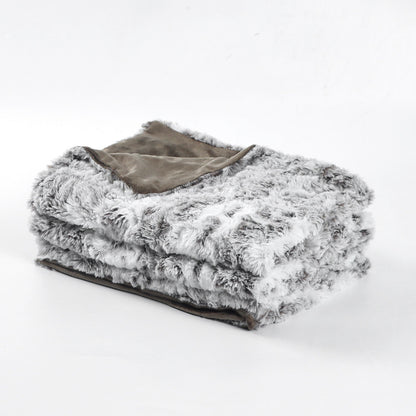 Fabian Faux-Fur Blanket Throw